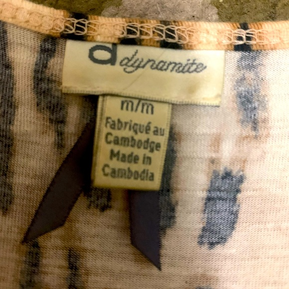 DYNAMITE LEOPARD PRINT TANK TOP - Picture 3 of 6